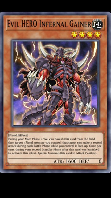 Yu-Gi-Oh! Evil HERO Infernal Gainer