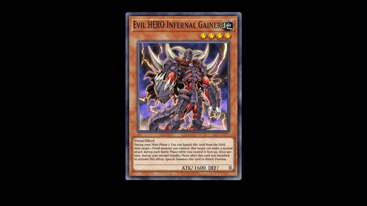 Yu-Gi-Oh! Evil HERO Infernal Gainer