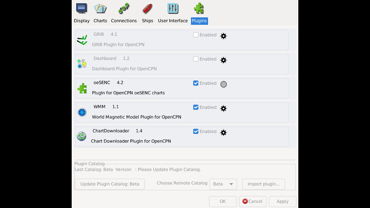 Problems with oesenc in opencpn 5.2.4