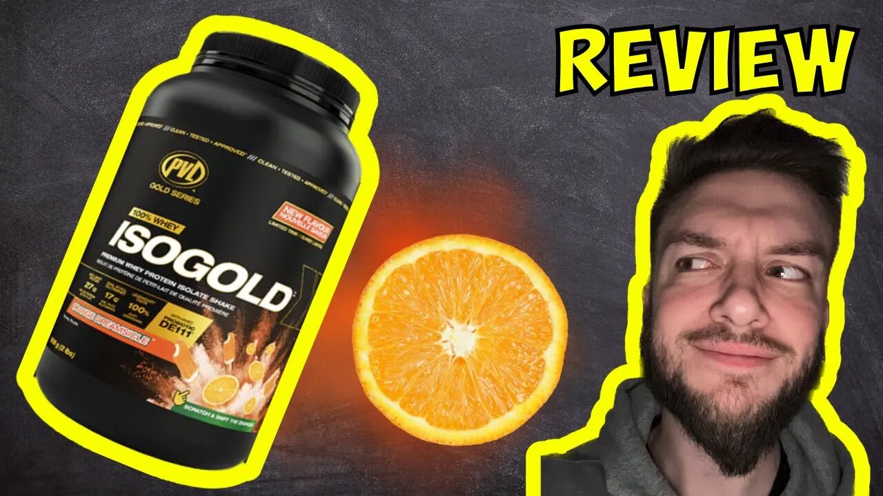 PVL ISOGold Orange Dreamsicle Protein Powder Review