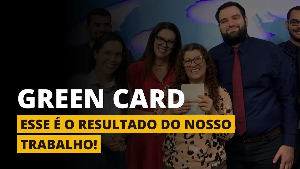 GREEN CARD APROVADO! - A realização do sonho americano 🇺🇸