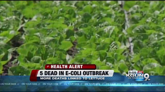 5 dead, nearly 200 sickened in romaine lettuce outbreak