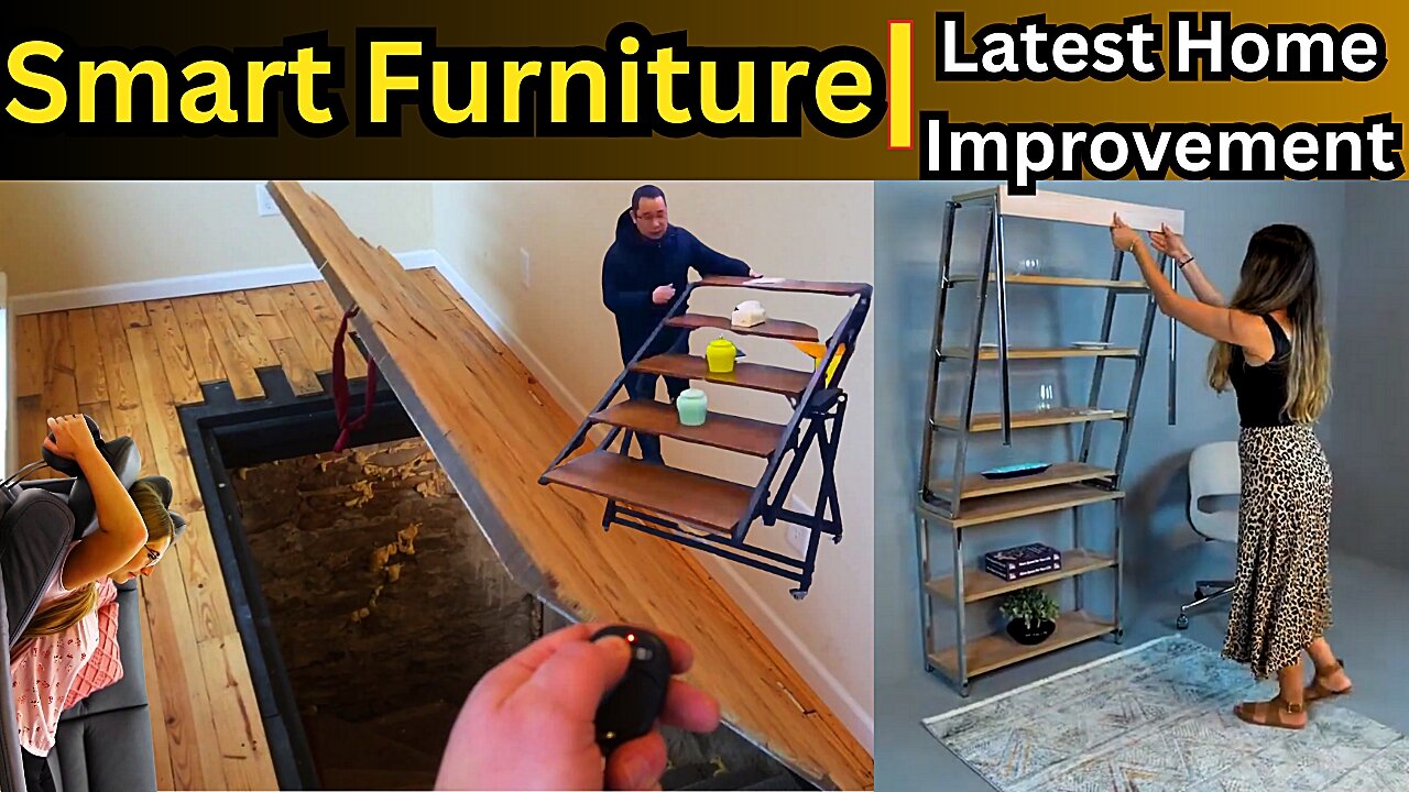 Smart Furniture Ingenious Space Saving Designs And Hidden Doors Ep 26