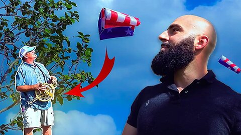 He was Fishing for Birds!?