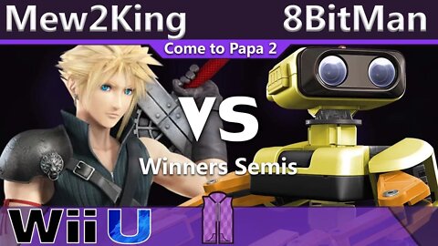 FOX MVG|Mew2King (Cloud) vs. GoTE|8BitMan (ROB) - Wii U Winners Semis - CTP2