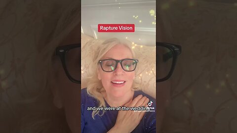 Rapture Vision: I SAW THE PEOPLE GOING UP!! #rapture #endtimes #wedding
