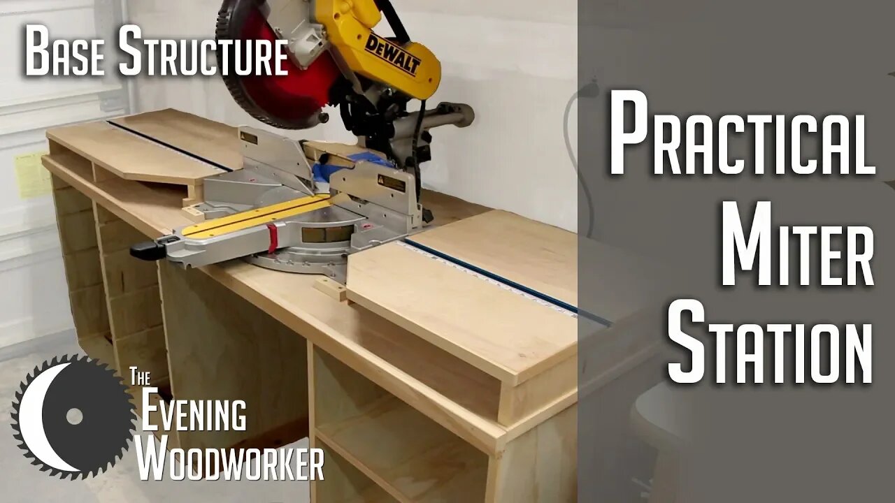 Practical Miter Station for a Small Shop- Part 1 | Woodworking