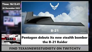 Pentagon debuts its new stealth bomber, the B-21 Raider