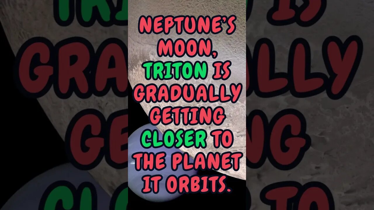 🌌Did you know this fact about Space? #shortsfact #funfactsshorts #spacefacts #neptune #triton