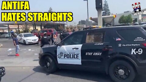 Police Intervene As Antifa Gets Their Ass Kicked At "Straight Pride" Event