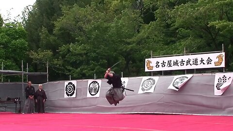 Sekiguchi Ryu Battojutsukenkyukai at Nagoya Castle's 52nd Embutaikai 関口流抜刀術剣遊会第52回名古屋城古武道大2023 05 05