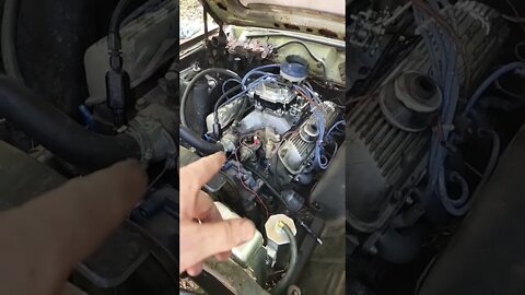 Backfires and shuddering! Broke? #nonamenationals #justdriveit #1968fordfairlane500 #351windsor