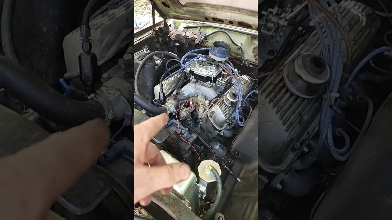 Backfires and shuddering! Broke? #nonamenationals #justdriveit #1968fordfairlane500 #351windsor