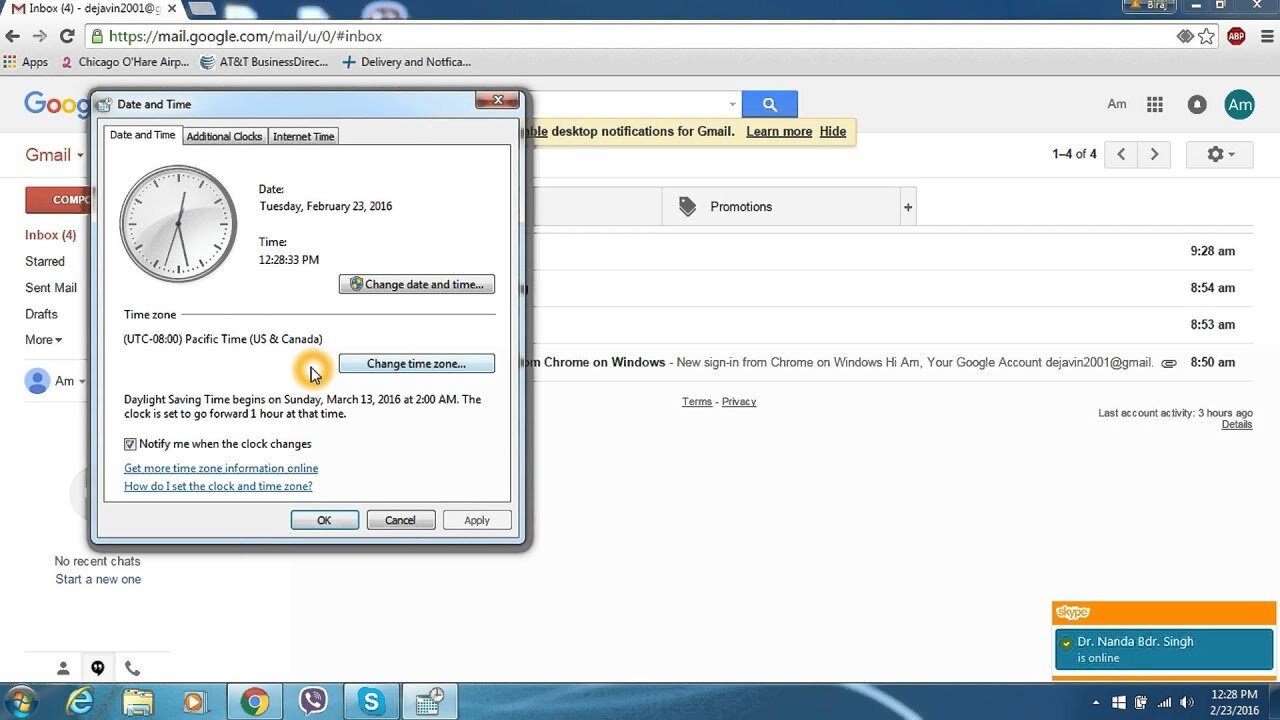 How To Change Time Zone In Gmail, YouTube and Calendar Account Step-By-Step 2020