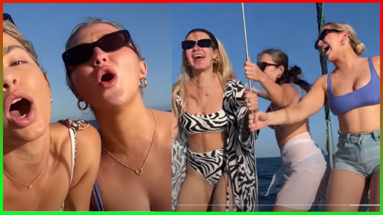 Hot Dance on Boat in River