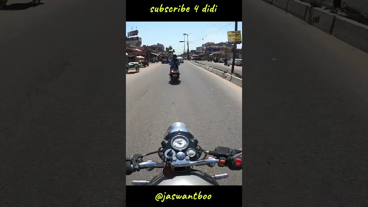 1 like 4 didi #shorts #motovlog #jaswantboo