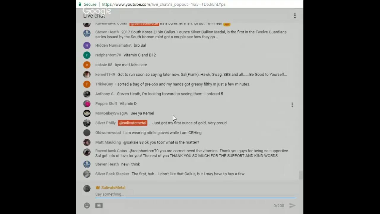 Friday Night Silver & Gold! LIVE!!