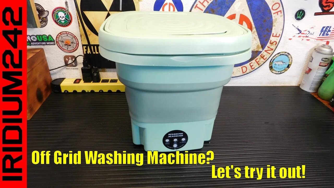 Mini Folding Washing Machine - Great Emergency Washer! Temu Deal