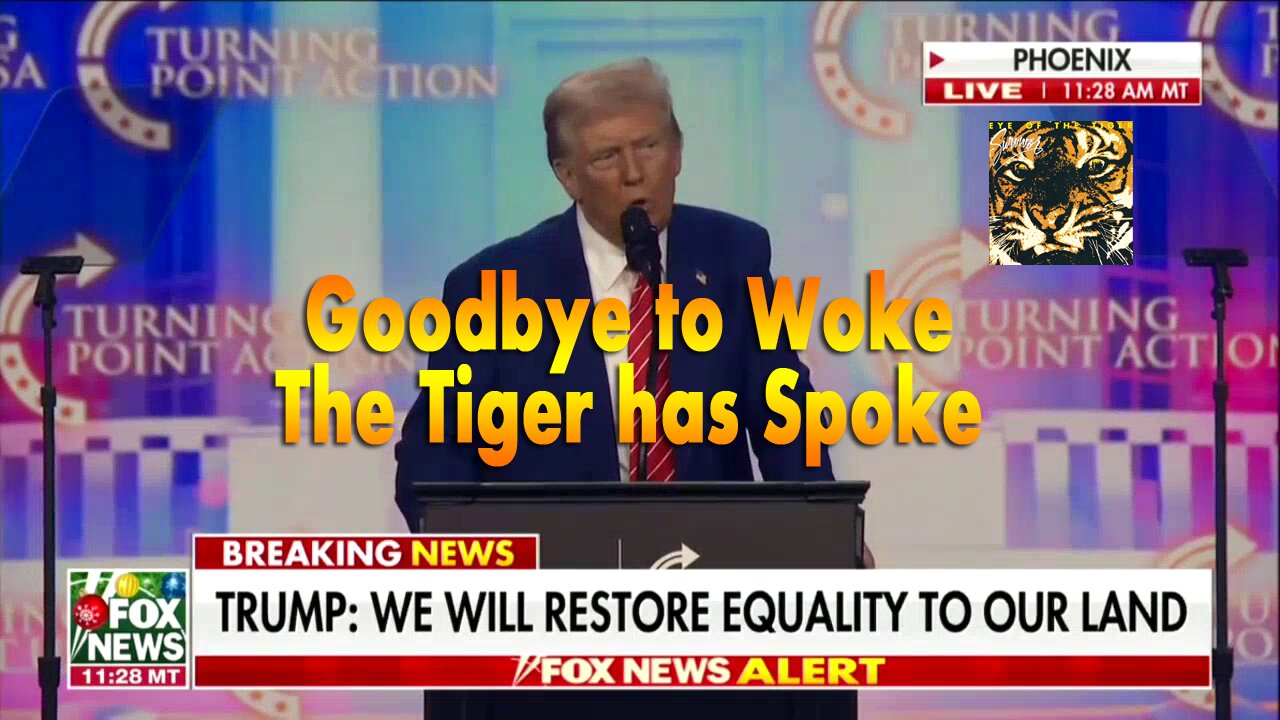 TRUMP - WOKE is BULLSHIT - The Eye of the Tiger Edition