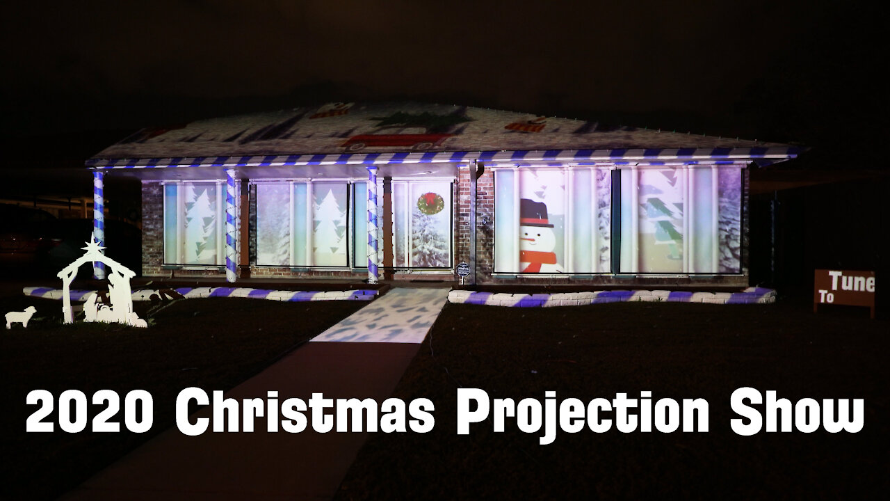 Full Christmas Projection Show - 2020 Update (Part 2 of 2)