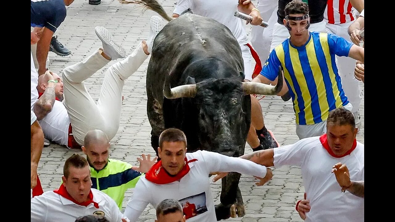 VIII y último encierro de los sanfermines 2024