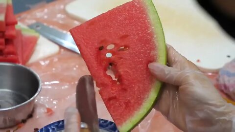 Watermelon Popsicle, Mango Popsicle, Mung Bean Popsicle