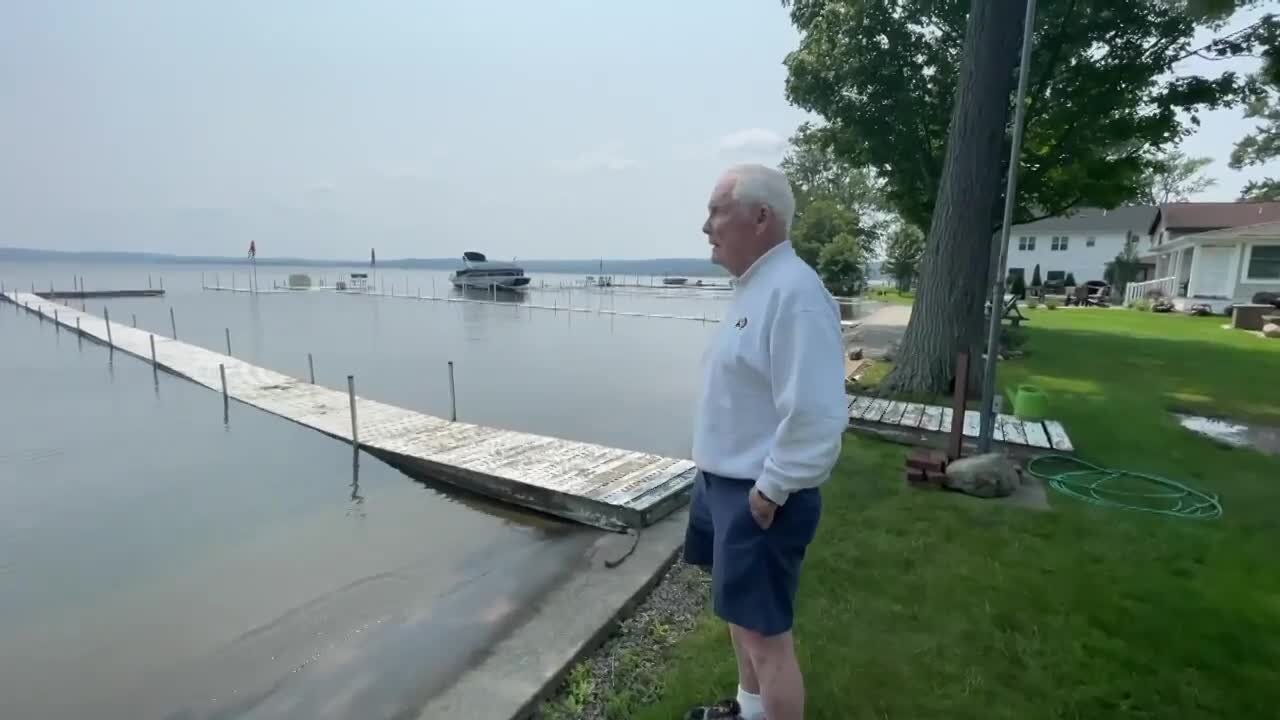 Chautauqua Lake levels high after a weekend of floods