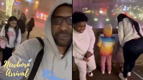 Shawne Williams & Jessica Dime Take Daughter Blessing & Son Shawne Jr. Out For New Years! 🎉