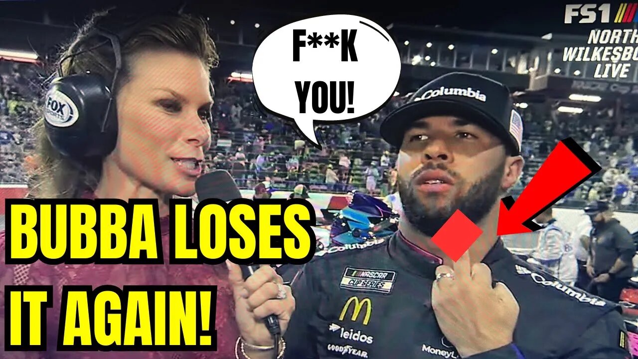 Bubba Wallace FLIPS THE BIRD During Nascar All Star Race! Bubba Continues To FAIL Jordan & 23XI!