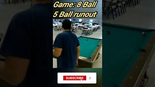 5 Ball runout #8ballpool #shorts