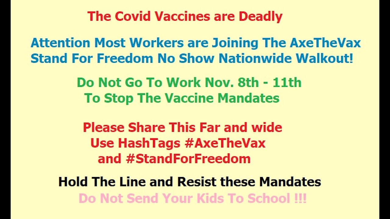 ‘March for Freedom Rally’ takes place in downtown LA - #AxeTheVax