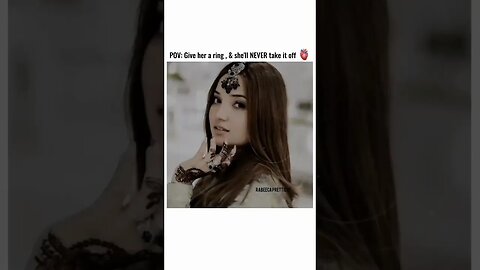 Give Her A Ring And She Never Takes It Off!😍❤ #rabeecakhan New Video #ytshorts #trending #viral