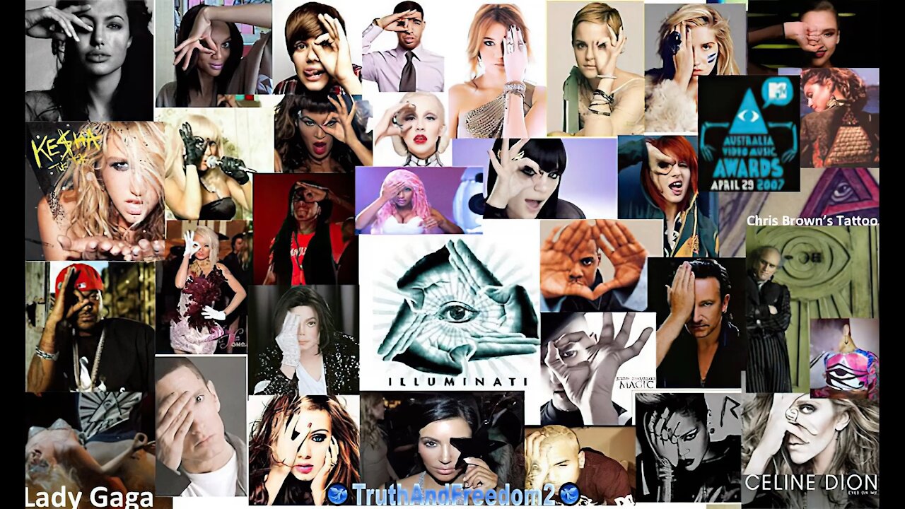 Masonic Satanist symbology between celebrities and corporations.