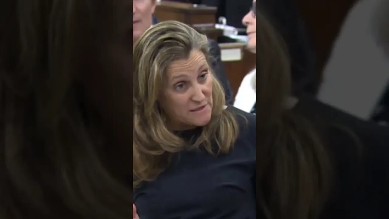 Chrystia Freeland IS FULL OF 💩