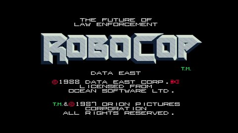 Robocop Arcade Game, Data East 1988, playthrough