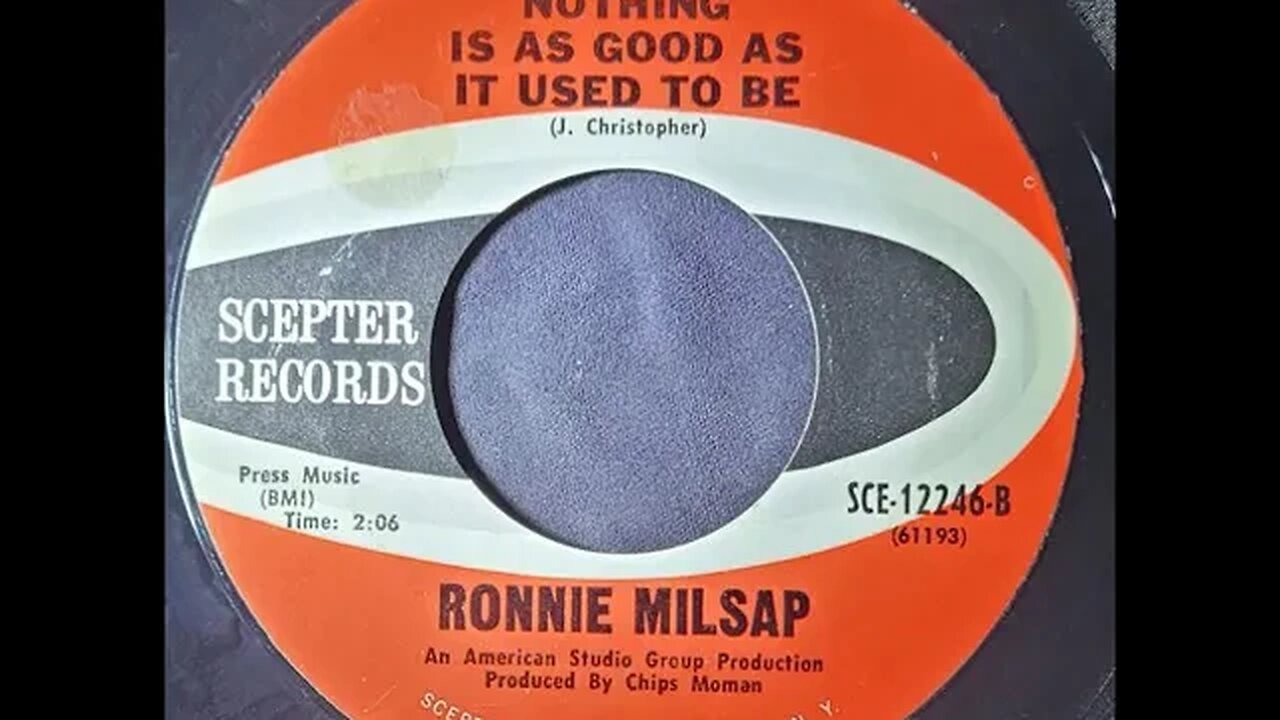 Ronnie Milsap - Nothing is As Good As It Used to Be