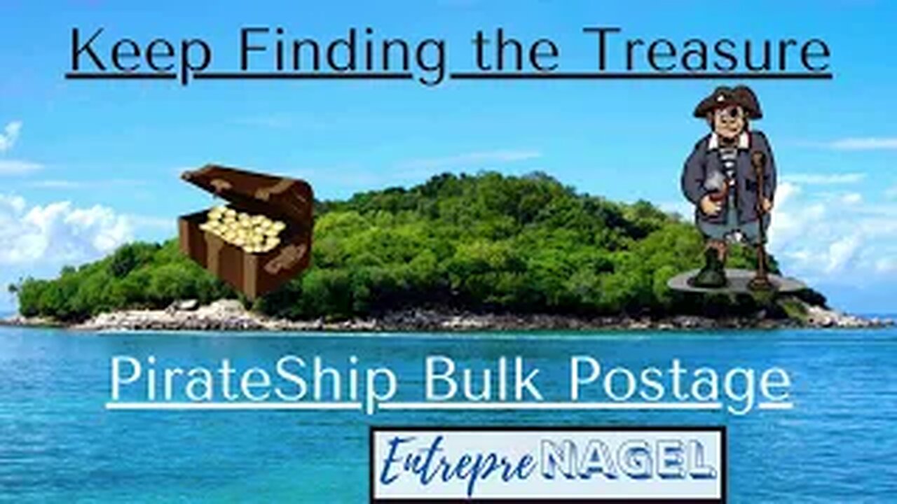 PirateShip Spreadsheet upload Bulk USPS Shipping Free Template | EntrepreNagel Pirateship Tutorial