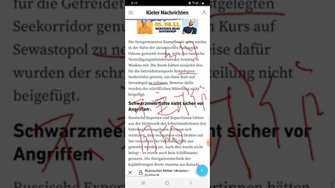 Russisches Militär: Ukrainische Schwimmdrohnen nutzten Getreidekorridor德语