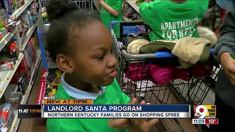 Landlords play Santa for families in need