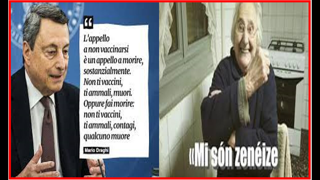 💉💀⚰️ VACCINAZIONE FORZATA A 97 ANNI 🙉🙈🙊...