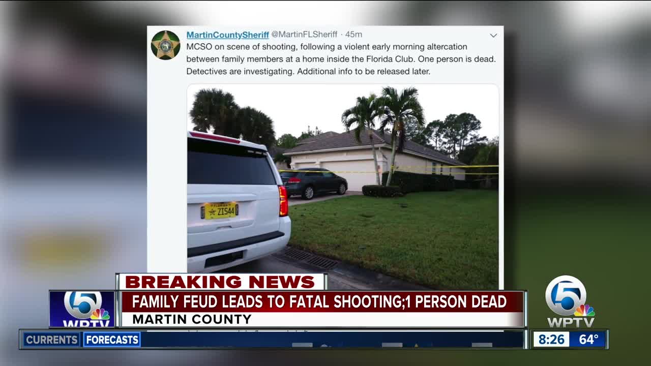 MCSO: 1 dead in Martin County shooting