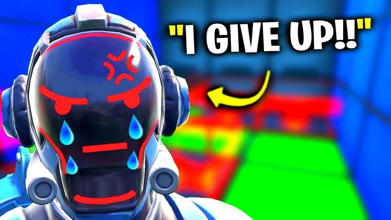 EASIEST Deathrun Made Him Cry.. (Fortnite)