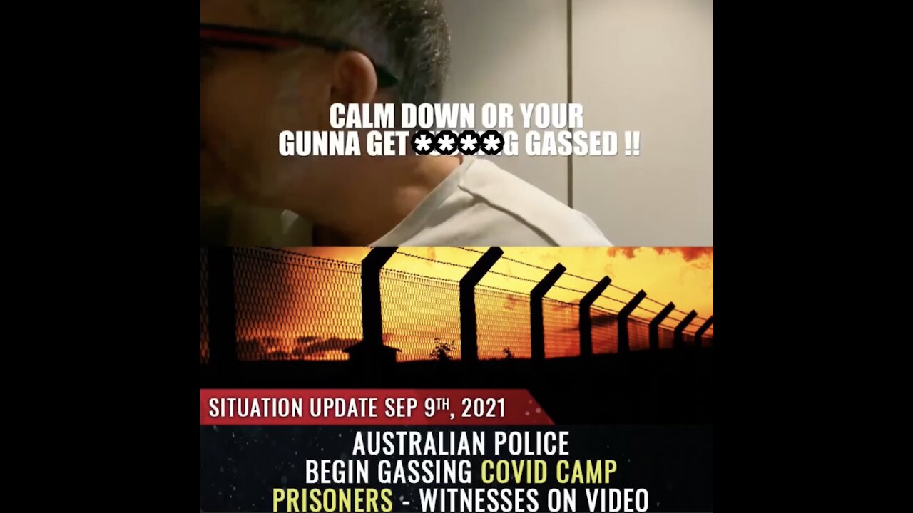 Disturbing video: Australian covid camp police threaten to “gas” covid prisoner