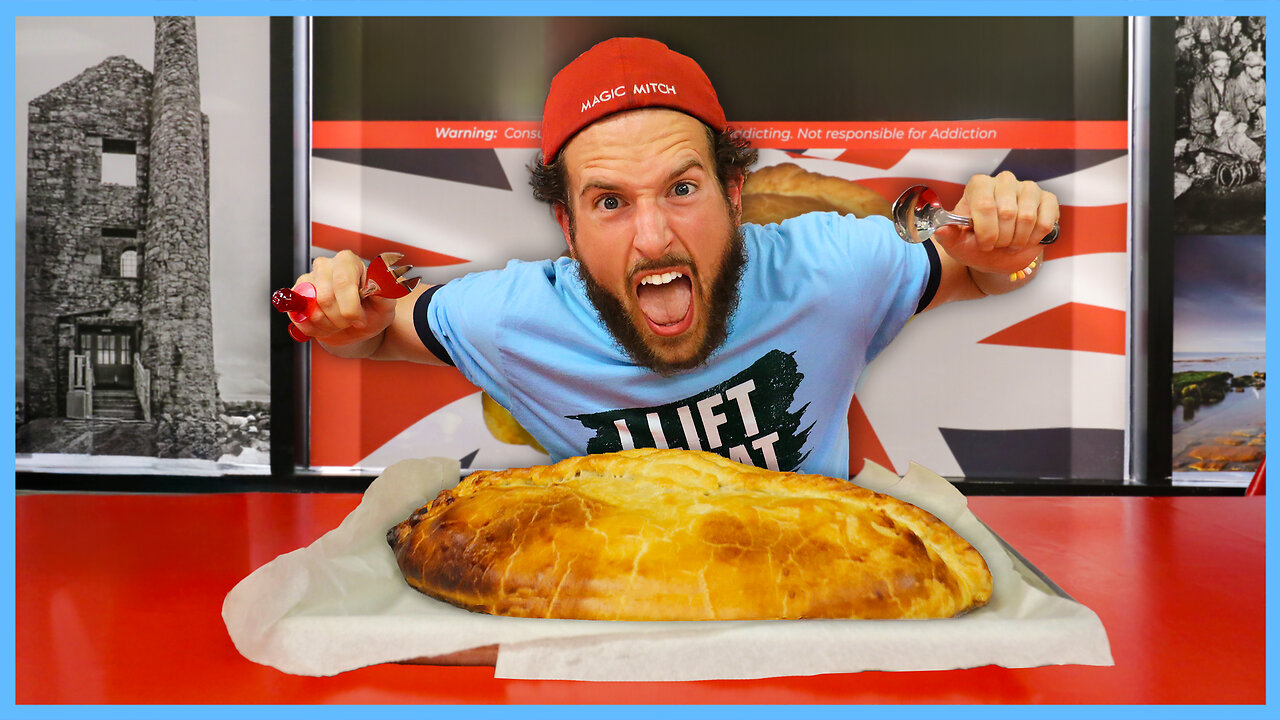 Attempting the BIGGEST Cornish Pasty I've Ever Seen | British Food Challenges