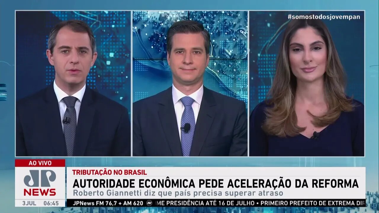 “Brasil precisa superar atraso na reforma tributária”, diz Roberto Giannetti; Beraldo analisa