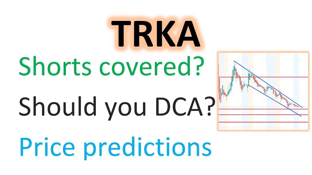 #TRKA 🔥 all shorts covered already? Can it bounce again? Price predictions $TRKA