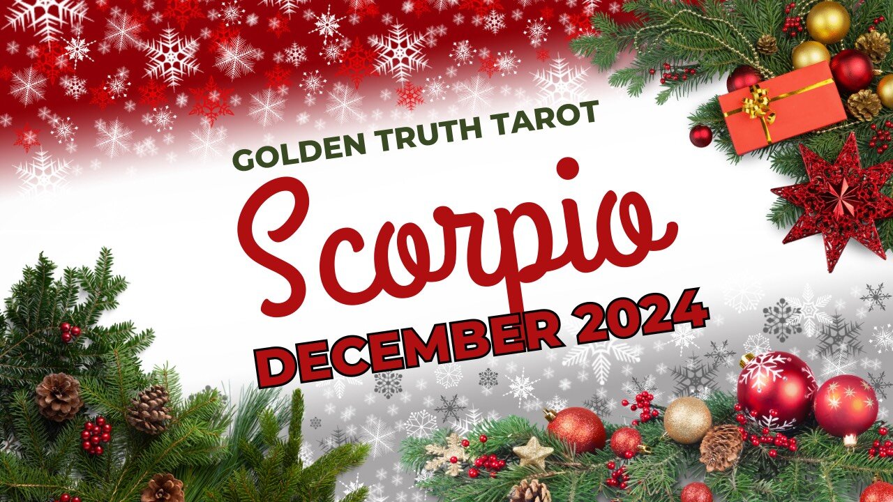 ♏️🔮SCORPIO Tarot reading predictions for December 2024🔮♏️