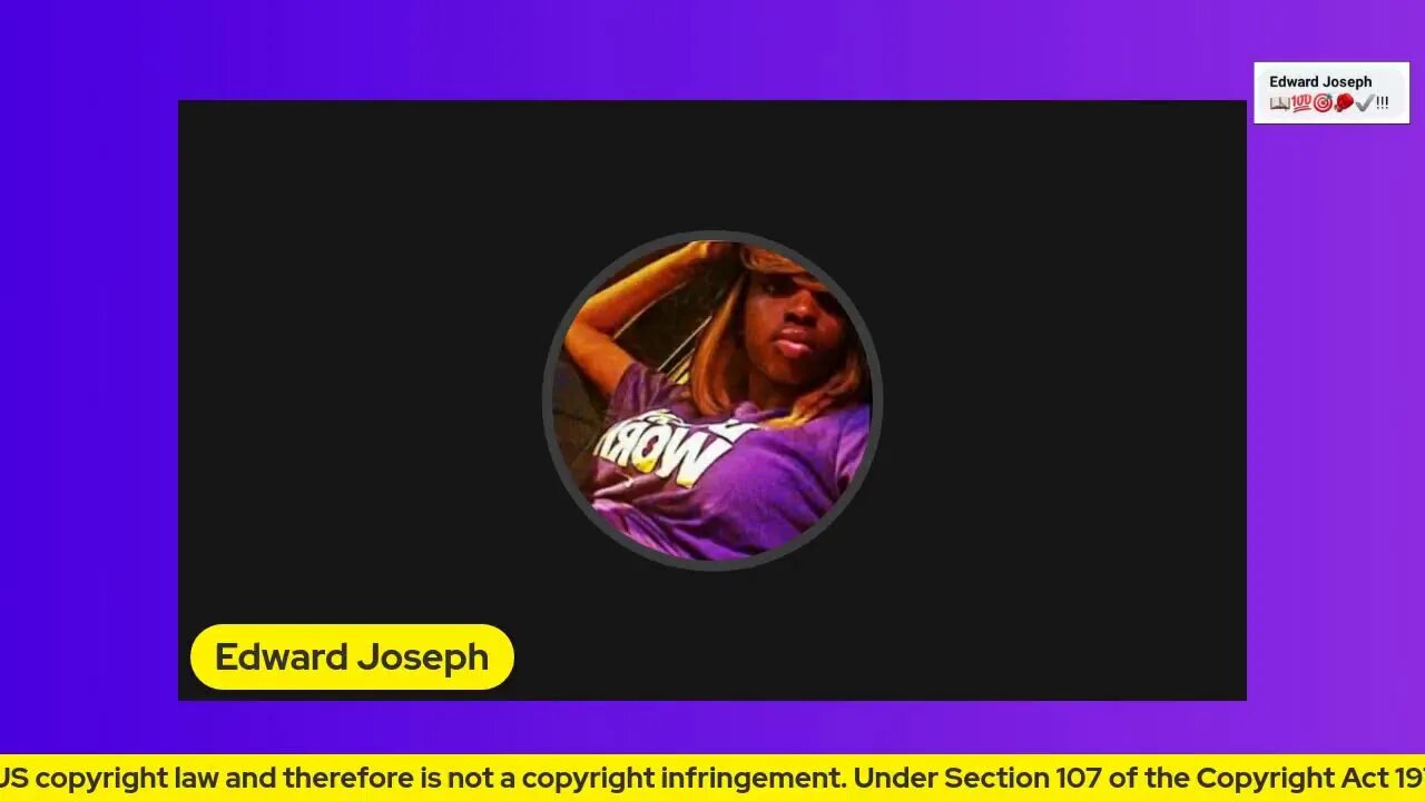 Edward Joseph Let's Talk 👄 Live!!! Blessings 🙌 keep 🙏 flowing!!!