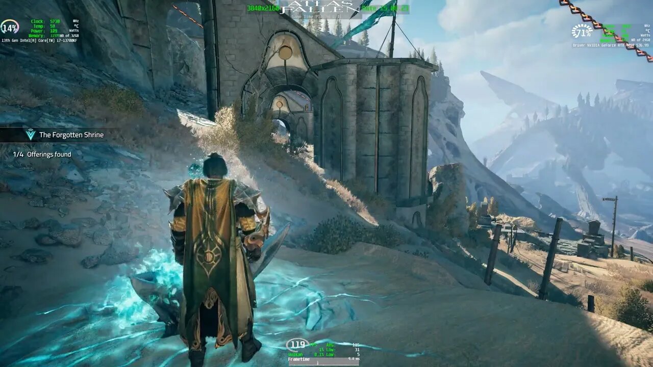 Atlas Fallen Fun 4K PC Gameplay RTX 4090 13700KF Vulkan API