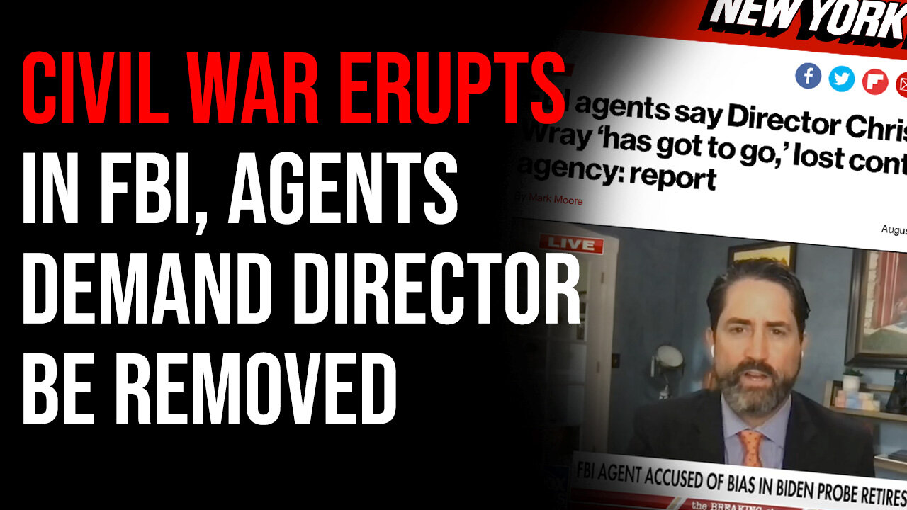 Civil War ERUPTS In FBI, Agents Demand Director Be Removed Over Political Bias